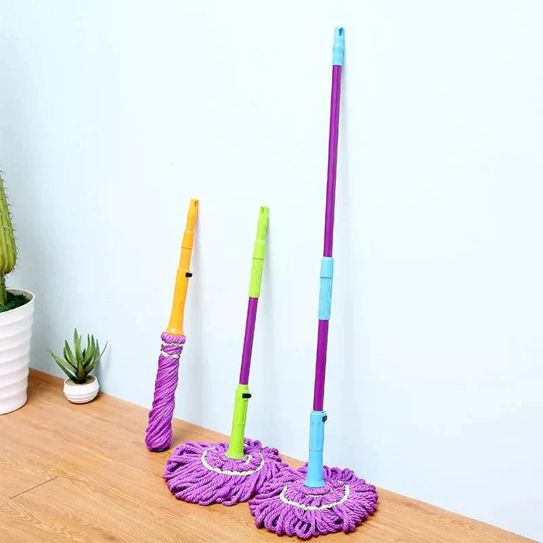 360-Degree Rotating Self Wringing Microfiber Mop