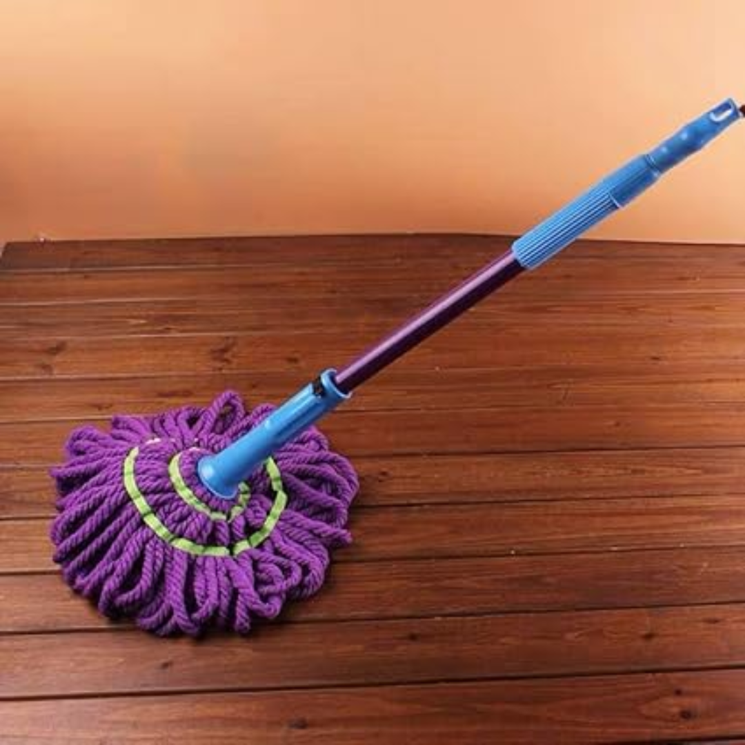 360-Degree Rotating Self Wringing Microfiber Mop