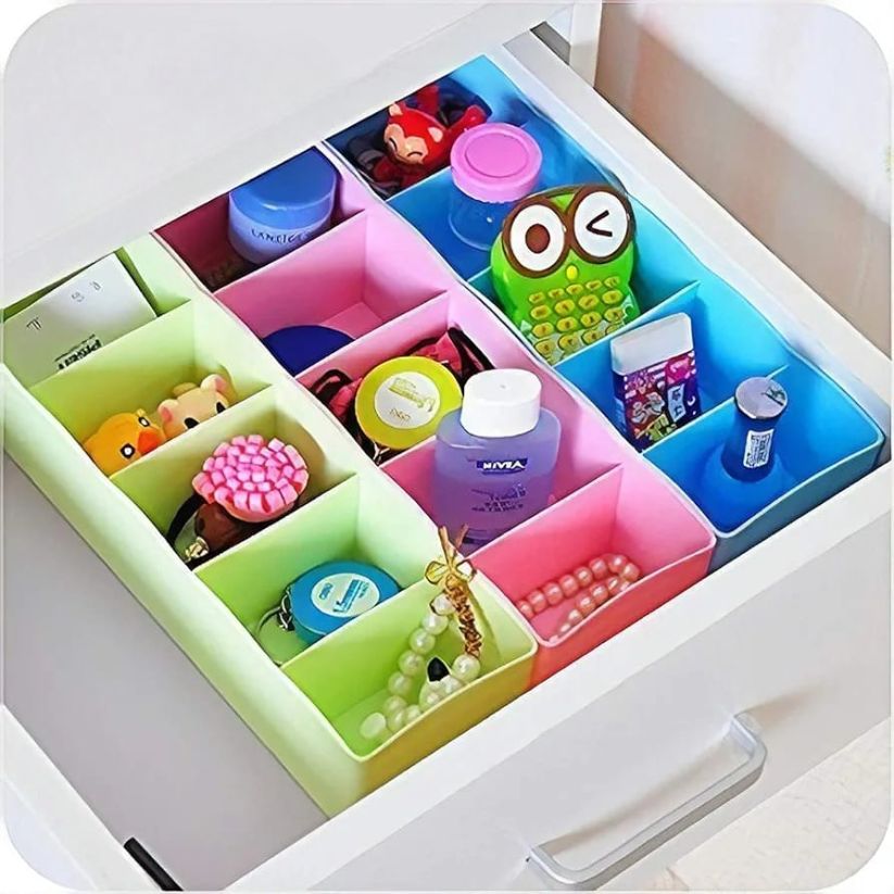 Multifunctional 5 Grid Storage Basket