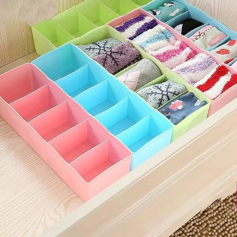 Multifunctional 5 Grid Storage Basket