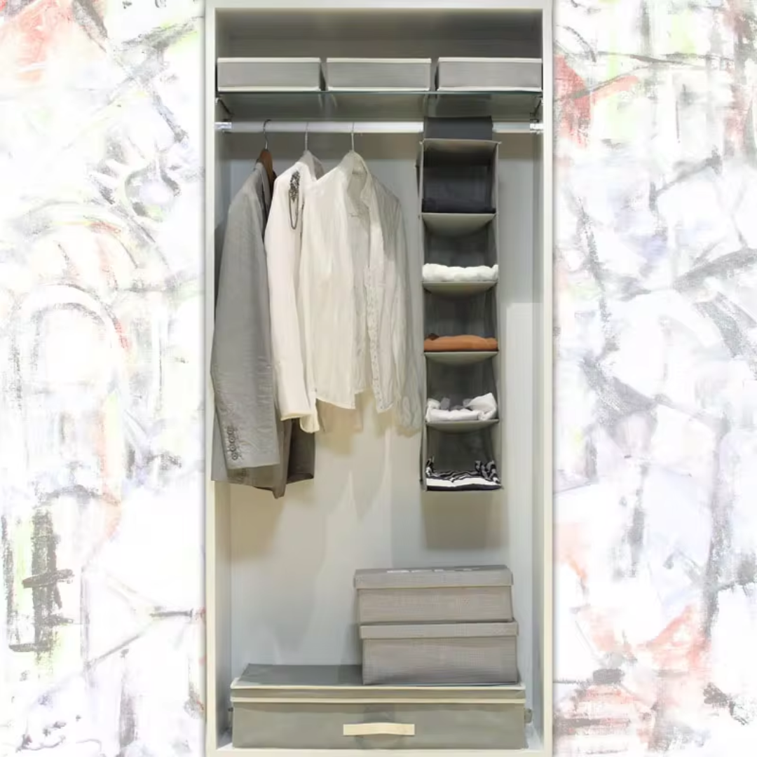 5 Shelf Drawer Hanging Organizer