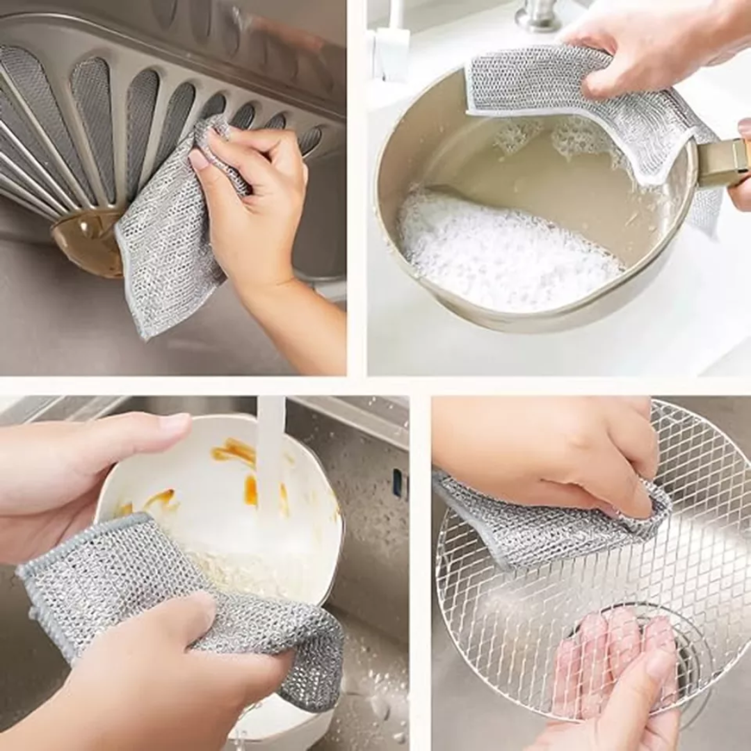 Multipurpose Dishwashing Rags Pack Of 5