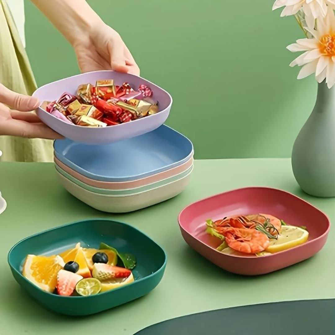 10Pcs Creative Snack Plates/ Spit Bone Dish Set