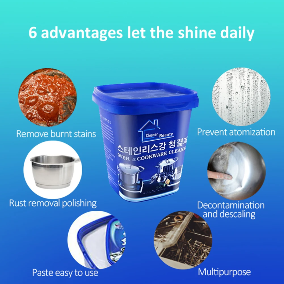 Cookware & Oven Rust/Stain Remover Paste 400 Grams New