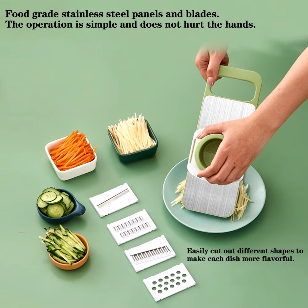 5 In 1 Manual Vegetable Slicer Cutter