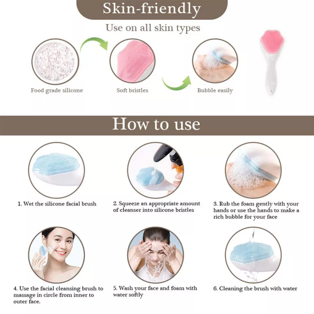 Silicone Face Wash Brush