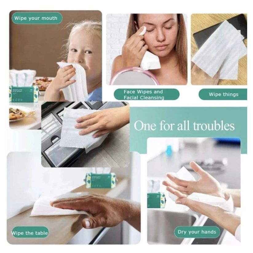 70pcs high-quality disposable facial towels