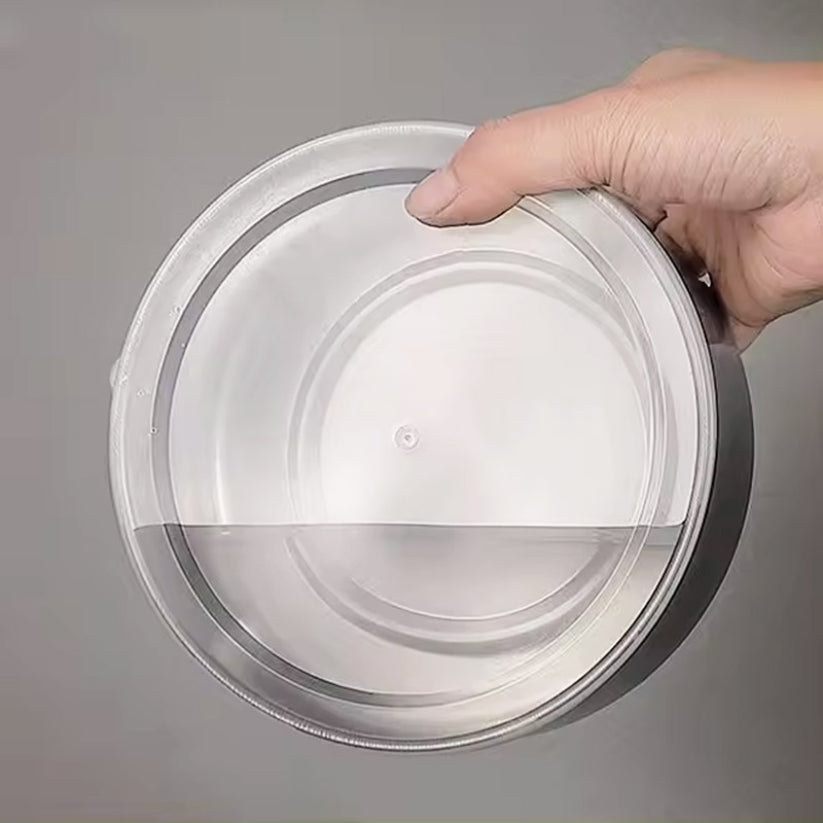 5 Pcs Steel Bowls Set With Lids