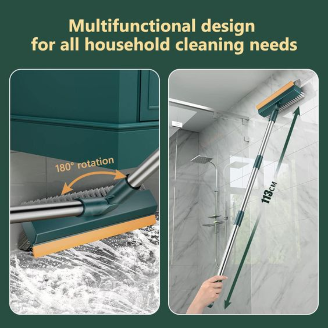 3 In 1 Floor Scrub Brush With Long Handle