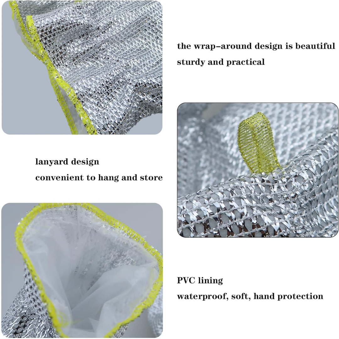 Wire Dishwashing Gloves (1 Pair)