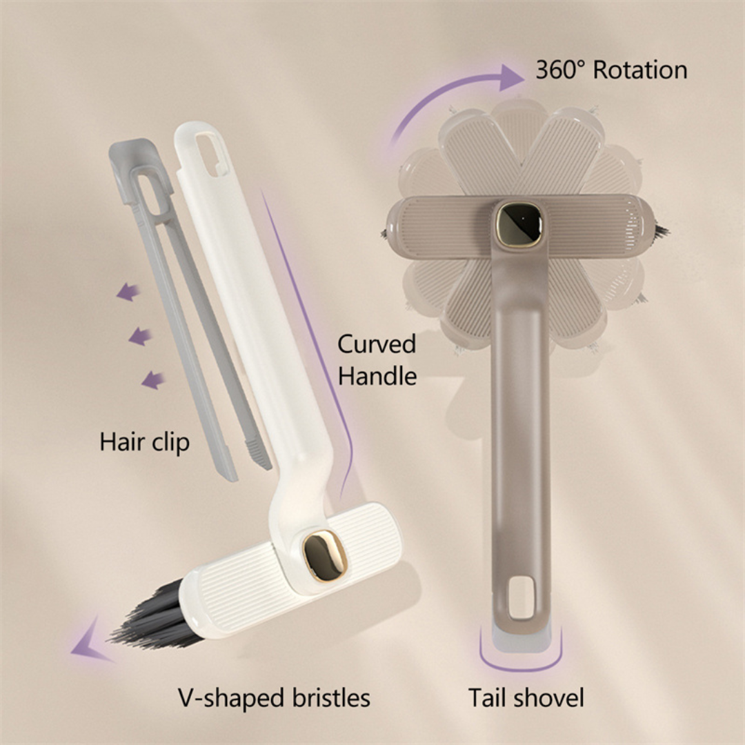 360 Rotating 2 in 1 Crevice Cleaning Brush