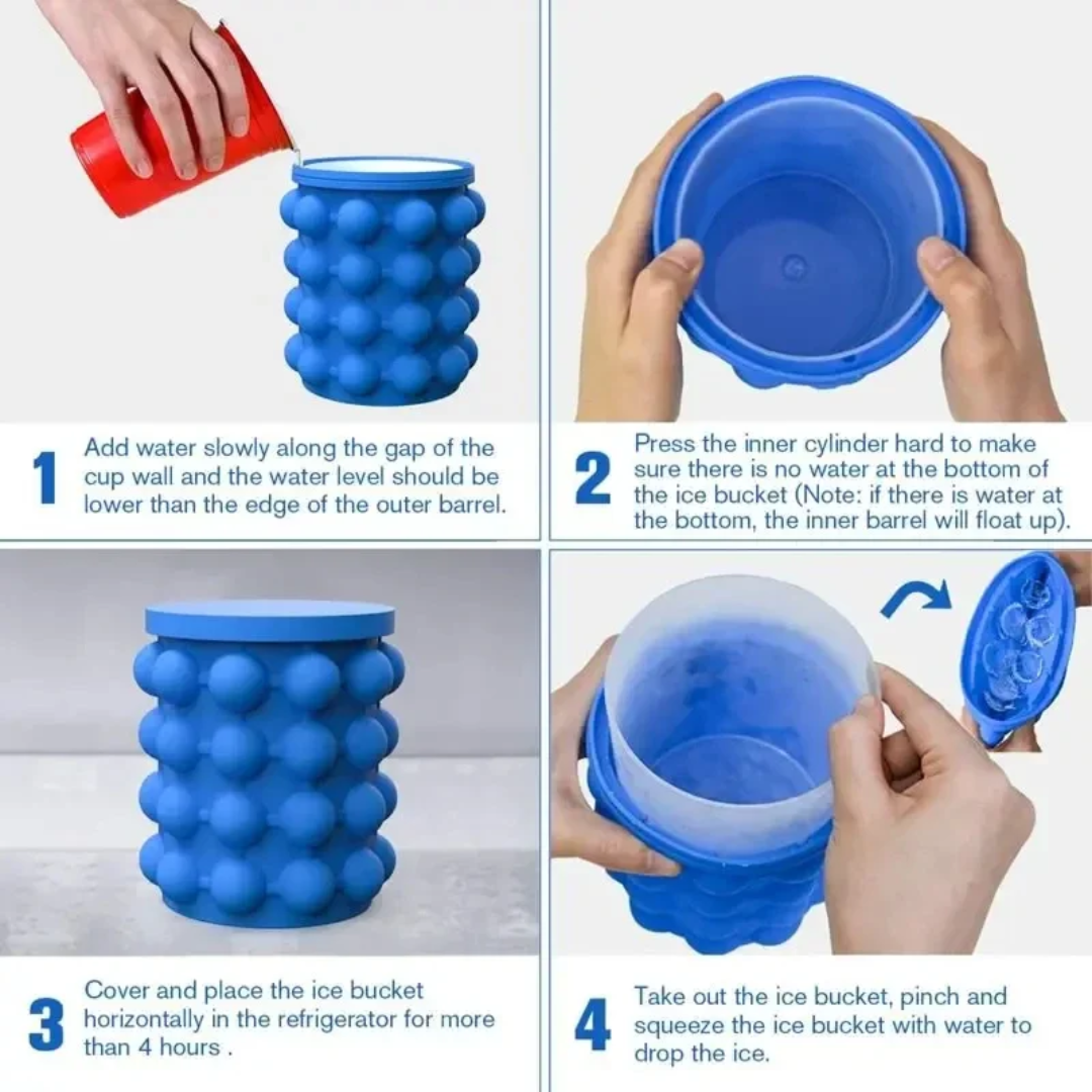 Ice Cube Maker Genie Bucket