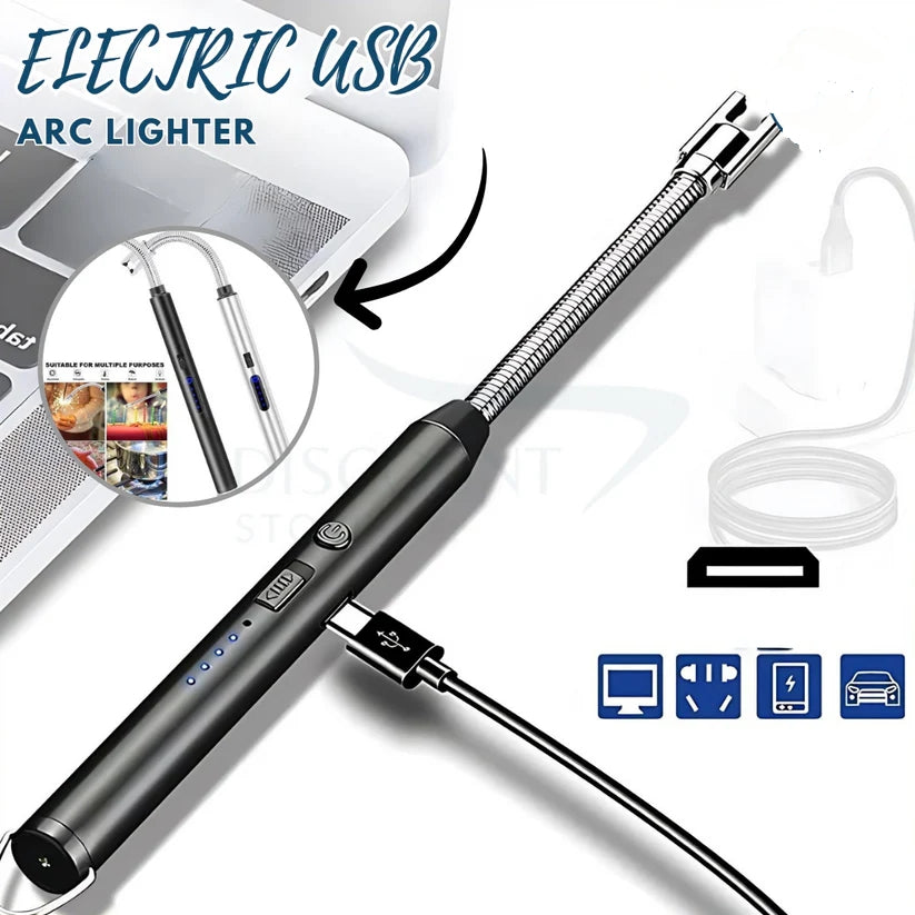 Electric USB Rechargeable Plasma Arc Lighter