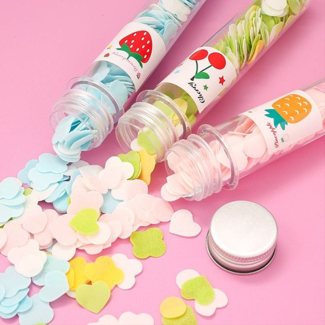 Scented Flower Paper Soap Bottle