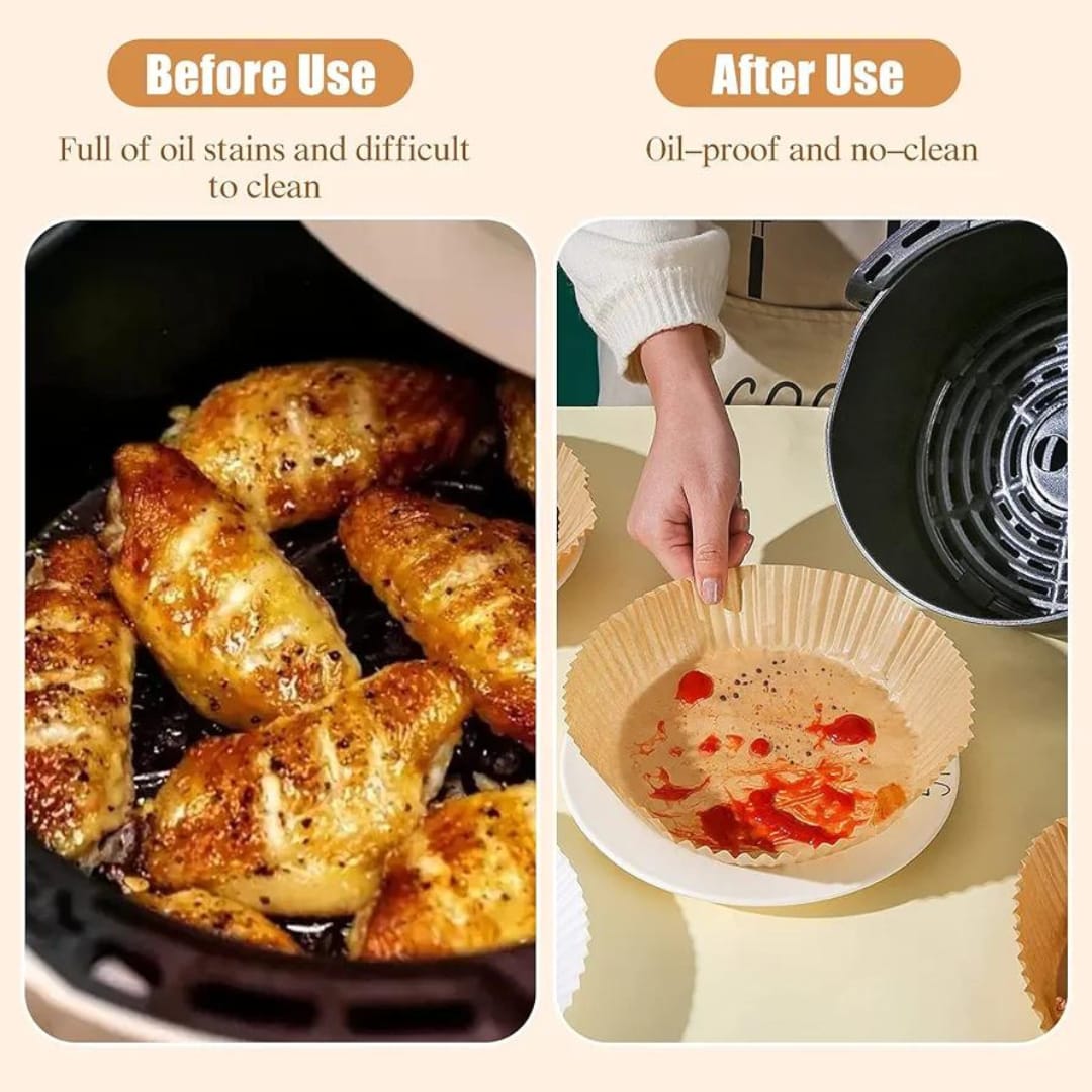 Air Fryer Disposable Baking Paper Liner 50pcs