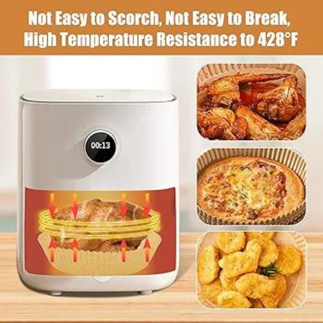Air Fryer Disposable Baking Paper Liner 50pcs