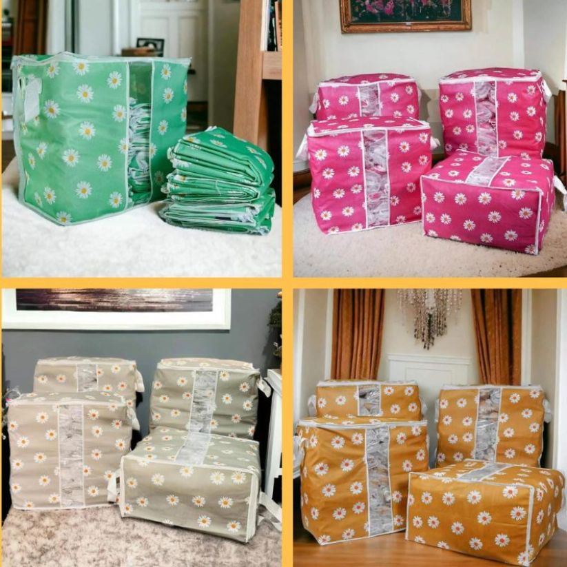 Blanket / Storage Bag Pack Of 4