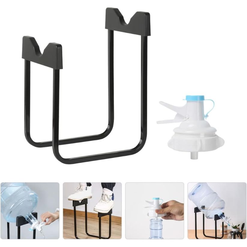 Metal Water Bottle Stand With Tap