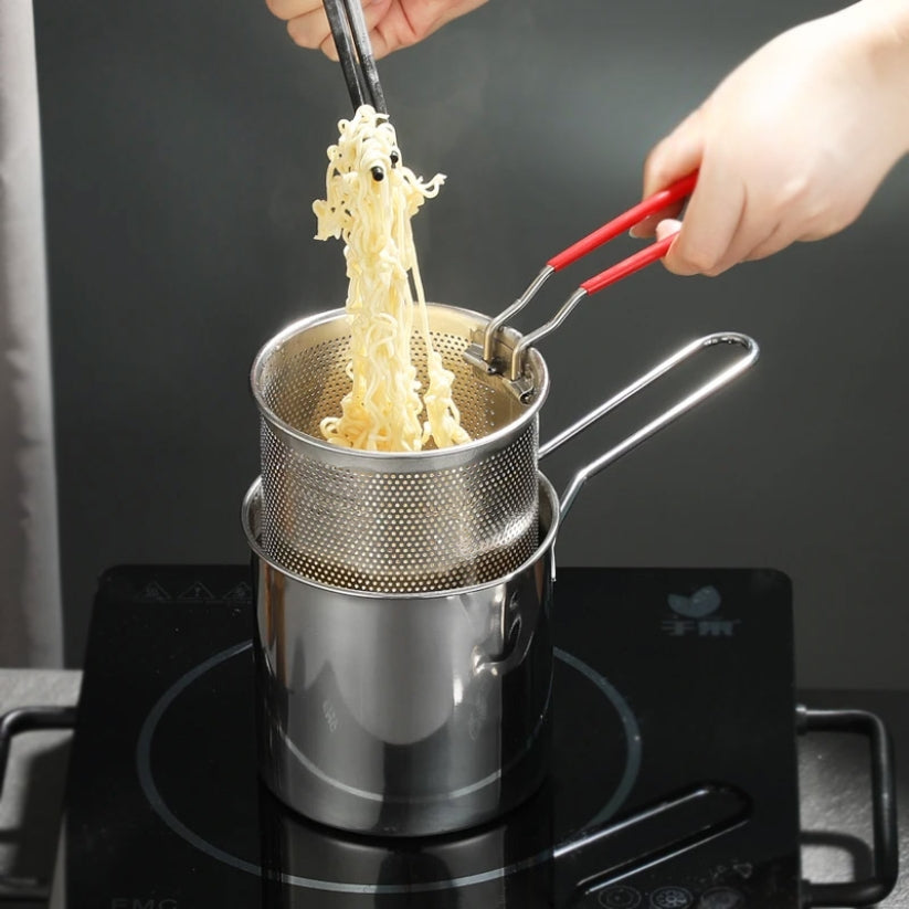 Deep Frying Pot Stainless Steel