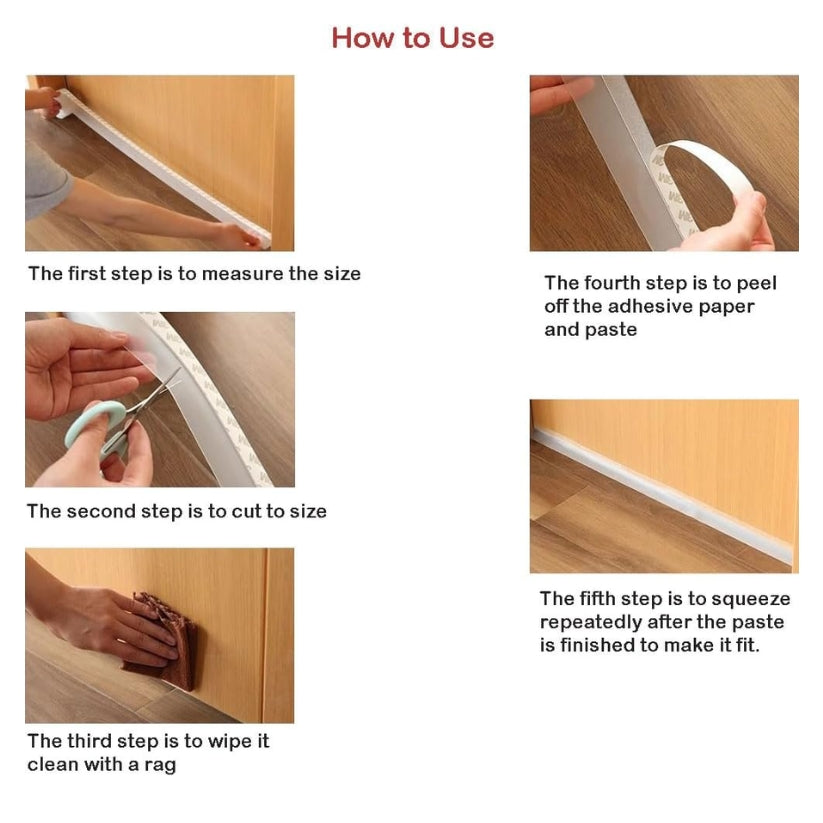 Door Window Sealing Tape Self Adhesive