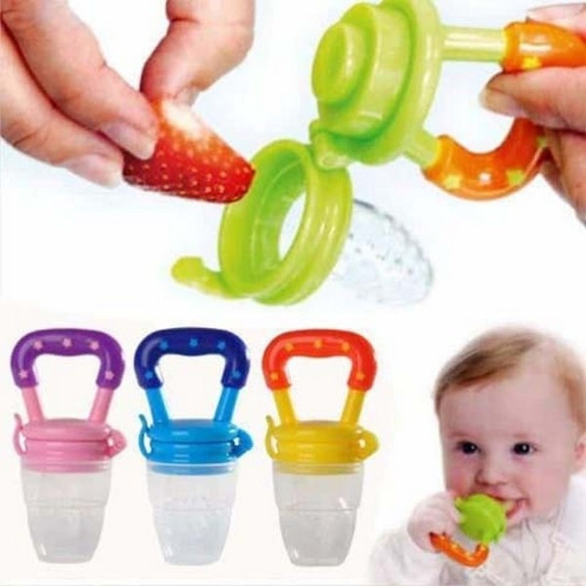 2 In 1 Baby Feeding Deal BABY SQUEEZING FEEDING SPOON BOTTLE And FRUIT PACIFIER