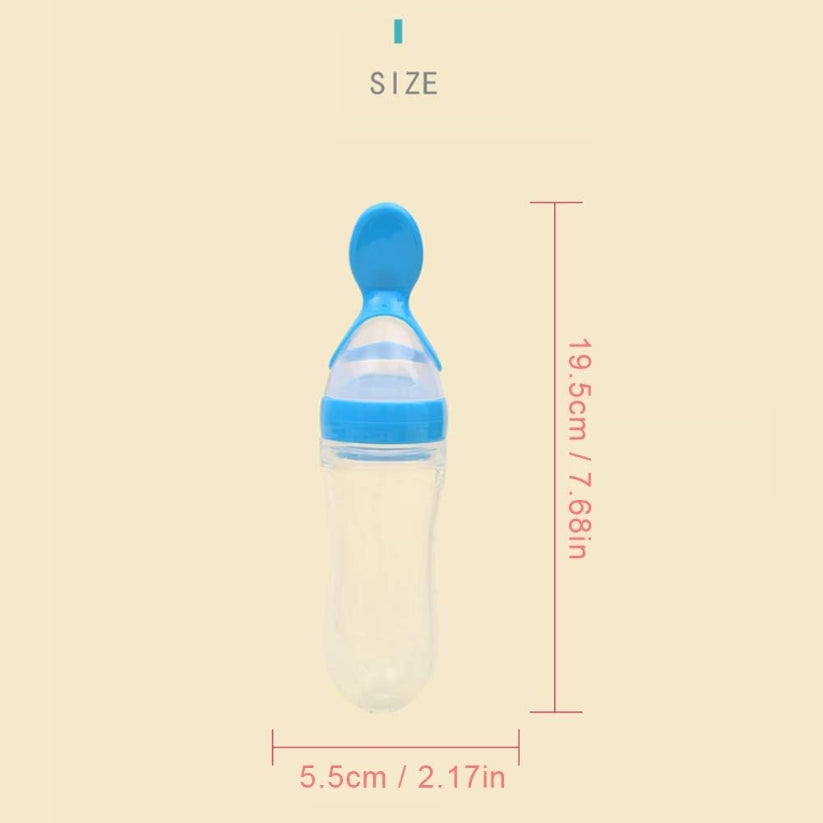 2 In 1 Baby Feeding Deal BABY SQUEEZING FEEDING SPOON BOTTLE And FRUIT PACIFIER