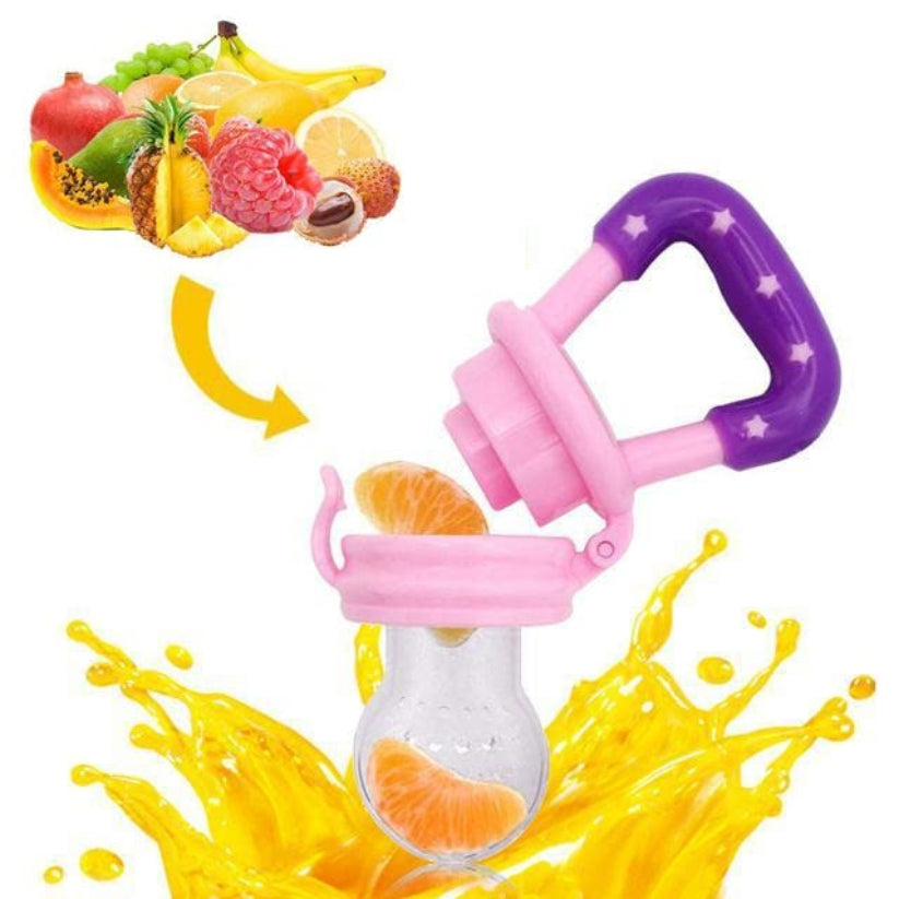 2 In 1 Baby Feeding Deal BABY SQUEEZING FEEDING SPOON BOTTLE And FRUIT PACIFIER