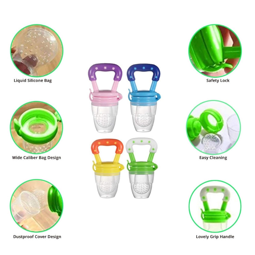 2 In 1 Baby Feeding Deal BABY SQUEEZING FEEDING SPOON BOTTLE And FRUIT PACIFIER