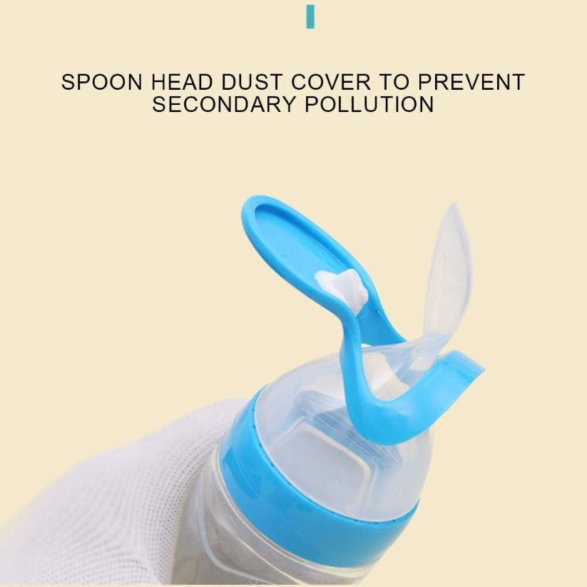 2 In 1 Baby Feeding Deal BABY SQUEEZING FEEDING SPOON BOTTLE And FRUIT PACIFIER