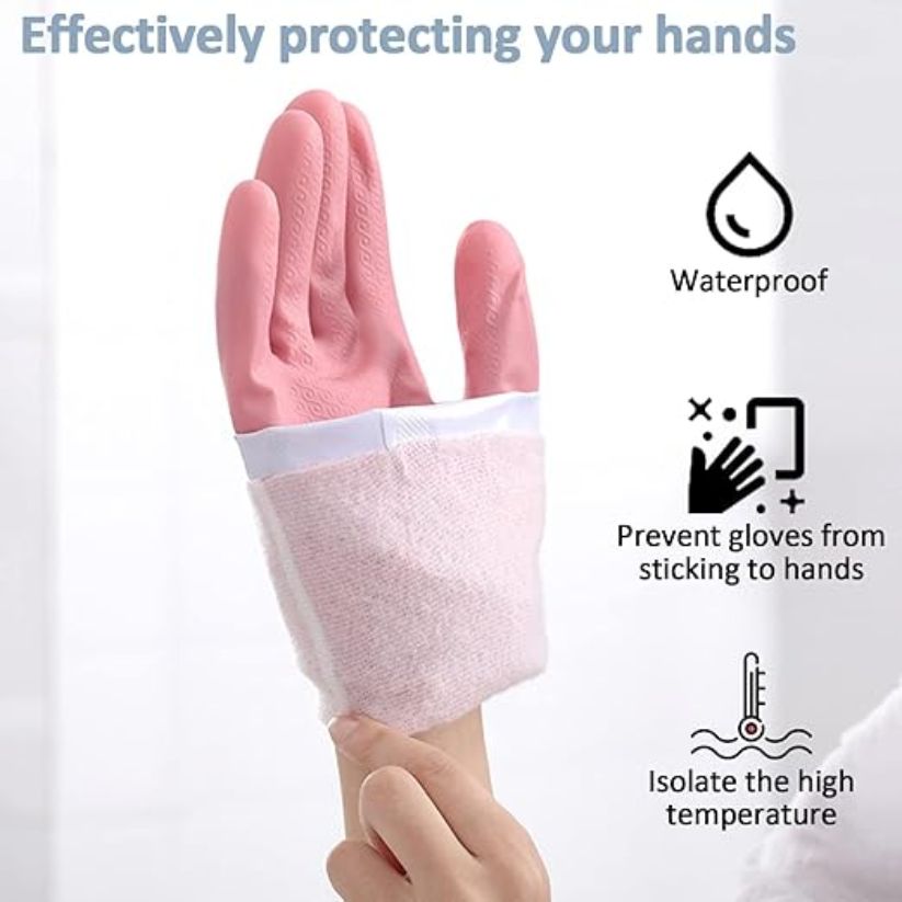 Long Size Silicone Dishwashing Gloves