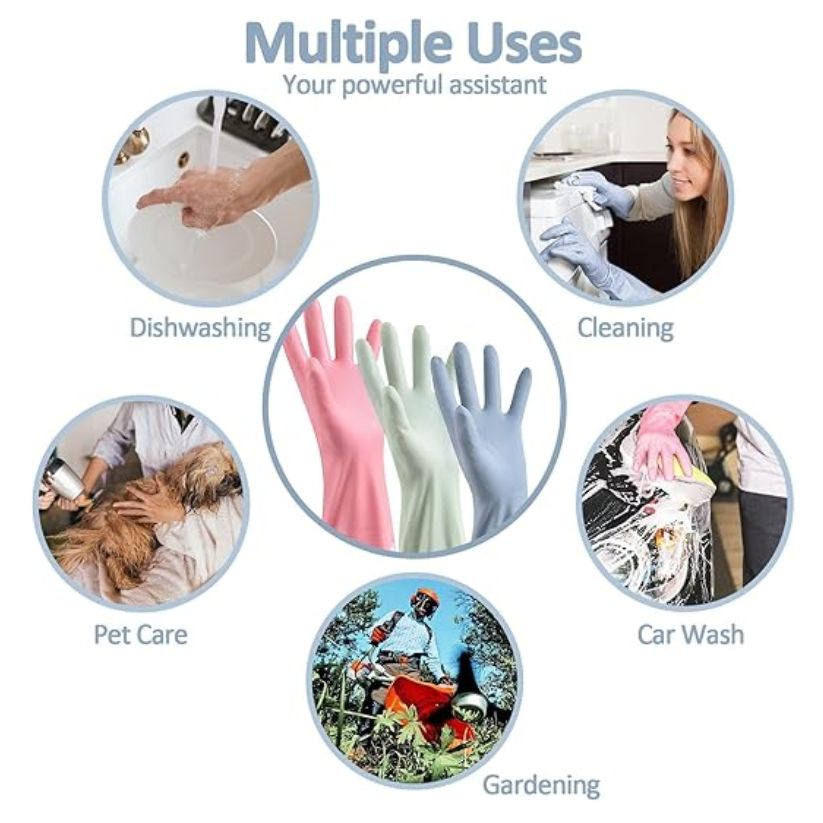 Long Size Silicone Dishwashing Gloves