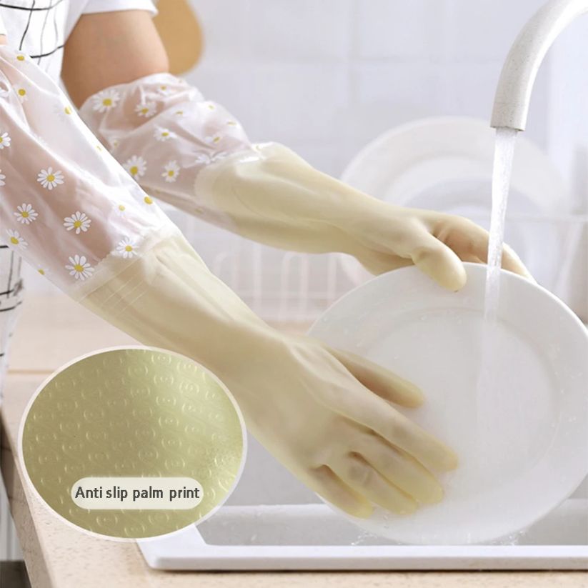 Long Size Silicone Dishwashing Gloves