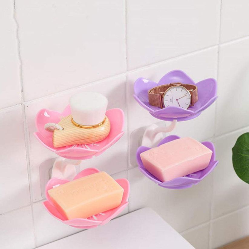 2 Layer Flower Soap Dish (Pack of 2)