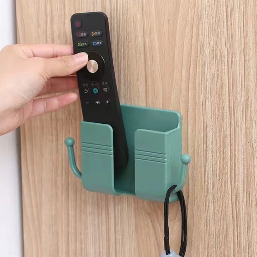 Wall-Mounted Mobile Phone Holder with Hook (Pack Of 3)