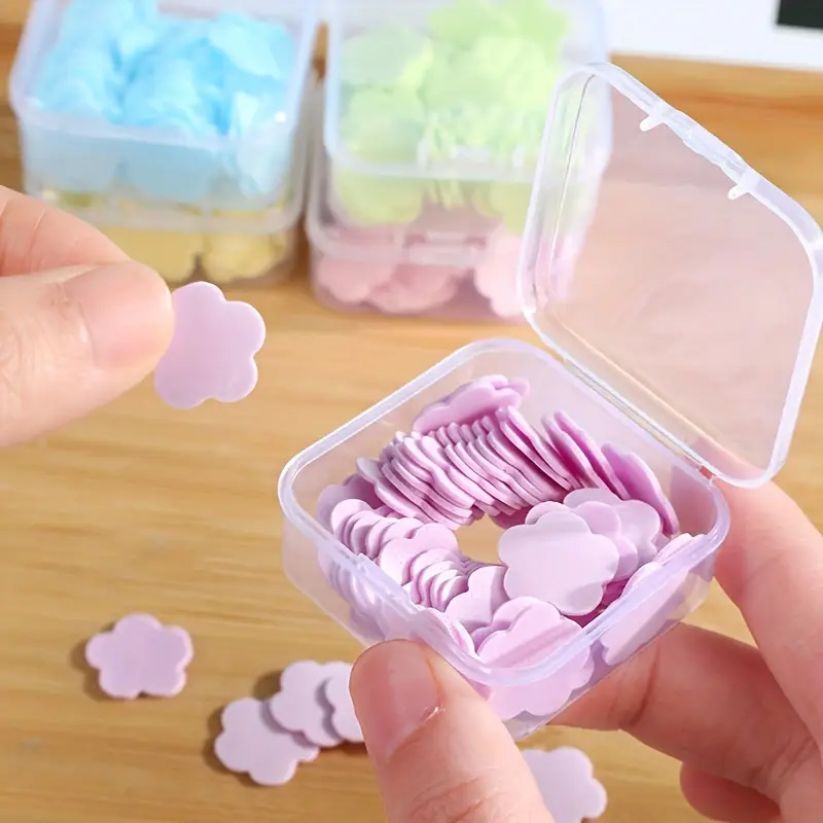 Disposable Petal Paper Soap (Pack Of 4)