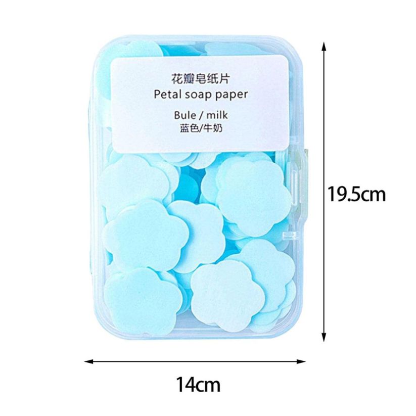 Disposable Petal Paper Soap (Pack Of 4)