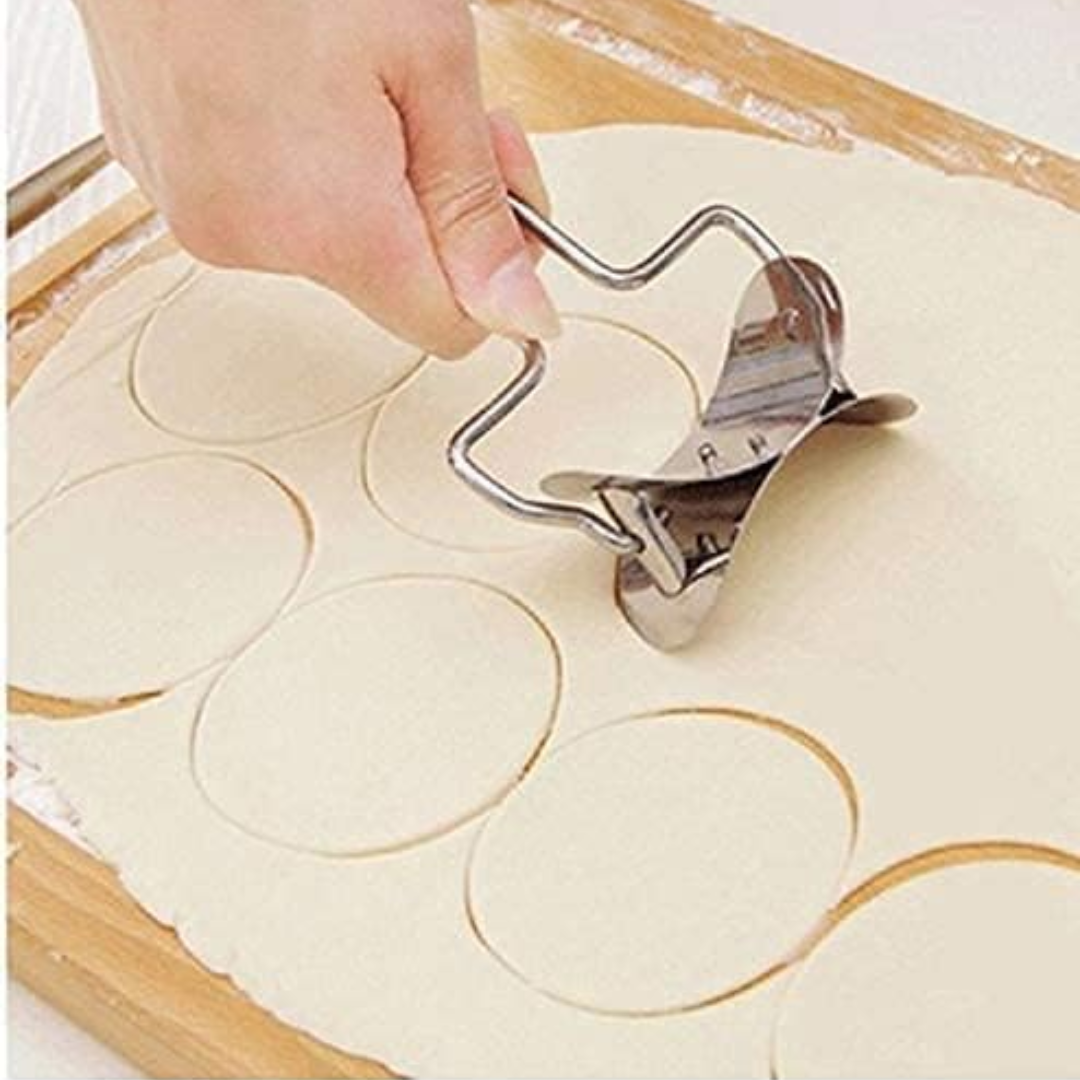 Stainless Steel Puri, Dumpling And Samosa Cutter With Mold