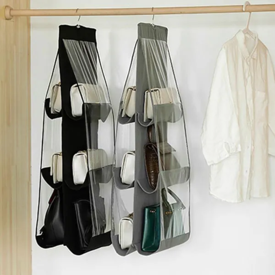 6 Pockets Hanging Purse Organizer