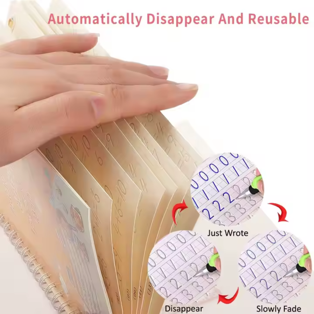 4 In 1 Magic Book Set With 10 Refills