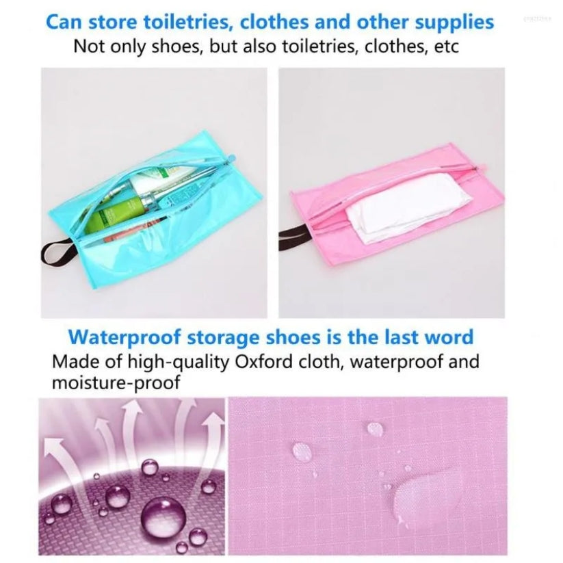 Storage Shoe Pouch With Hanging Hole Pack of 2