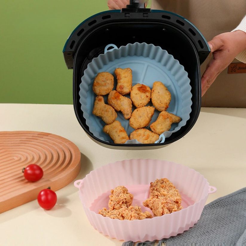 Silicone Air Fryer Baking Plates (Pack Of 2)