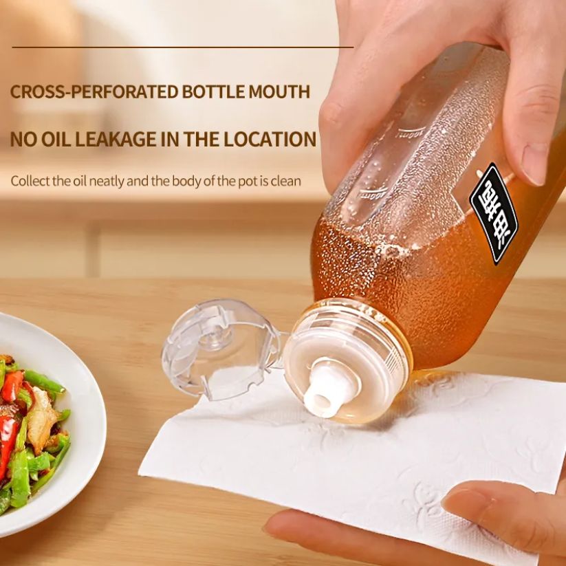 500ML Squeeze Oil Bottle (Pack Of 2)