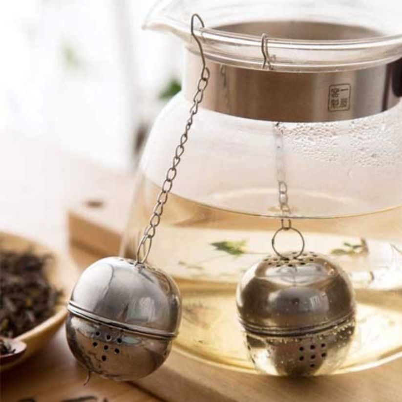 Stainless Steel Spice & Tea Filter Ball (Pack Of 2)