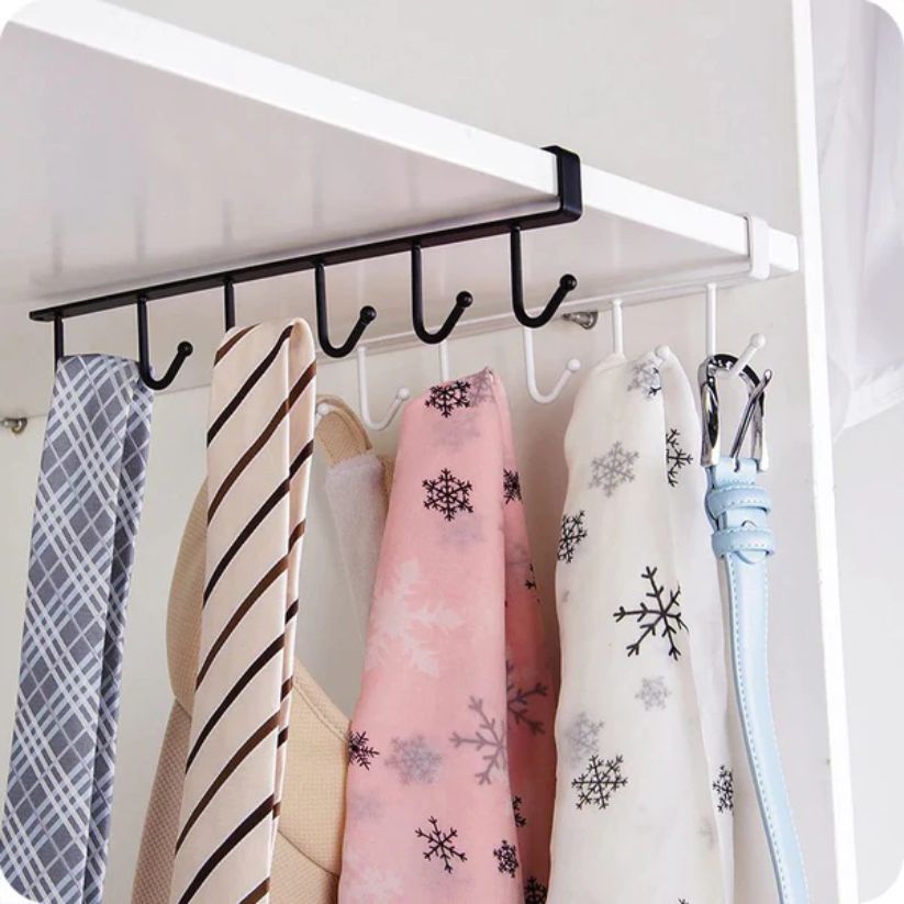 Under Cabinet 6 Hooks Organizer