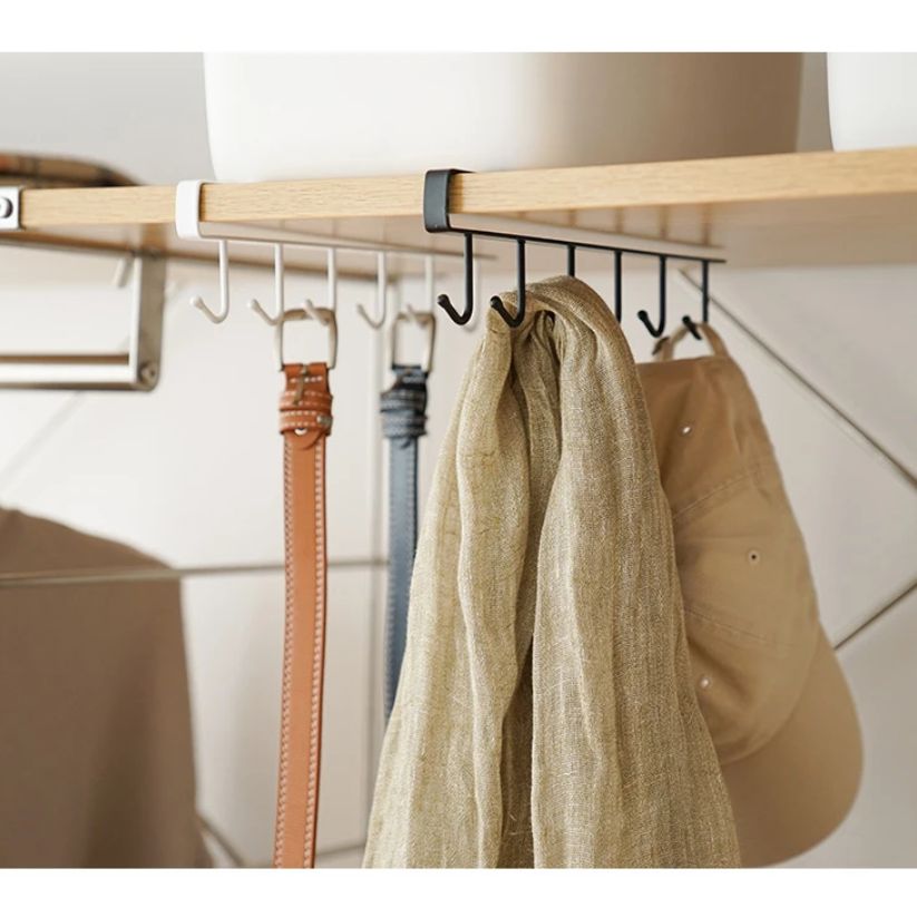 Under Cabinet 6 Hooks Organizer