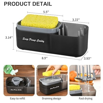 2 in 1 Sink Caddy & Soap Dispenser