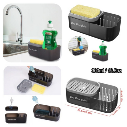 2 in 1 Sink Caddy & Soap Dispenser