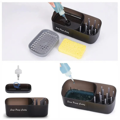 2 in 1 Sink Caddy & Soap Dispenser