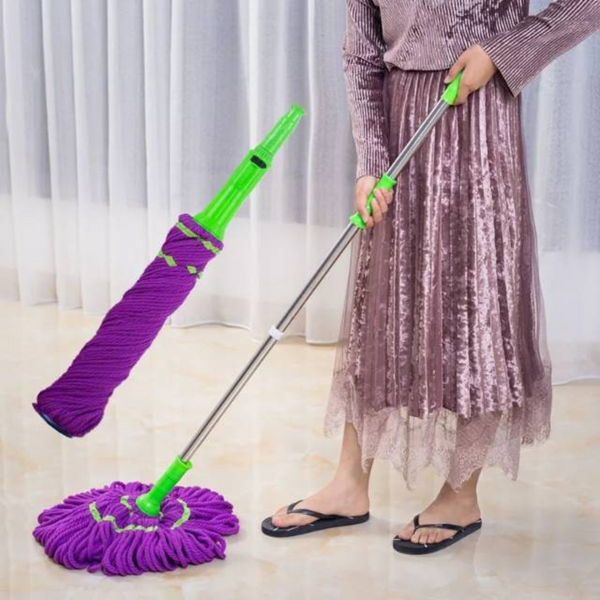 360-Degree Rotating Self Wringing Microfiber Mop