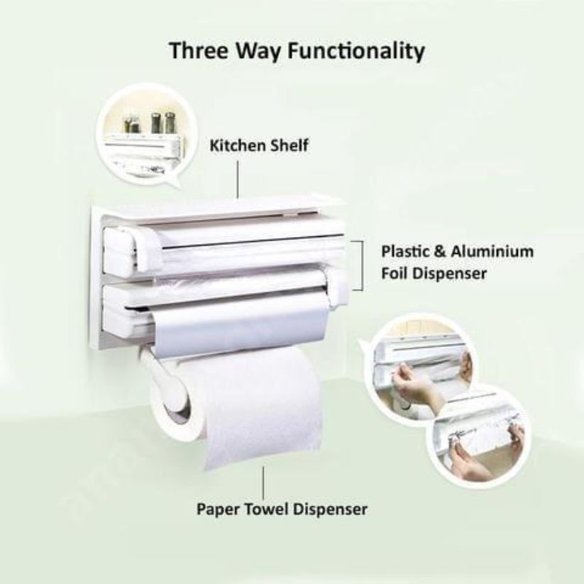 3 in 1 Triple Paper Dispenser